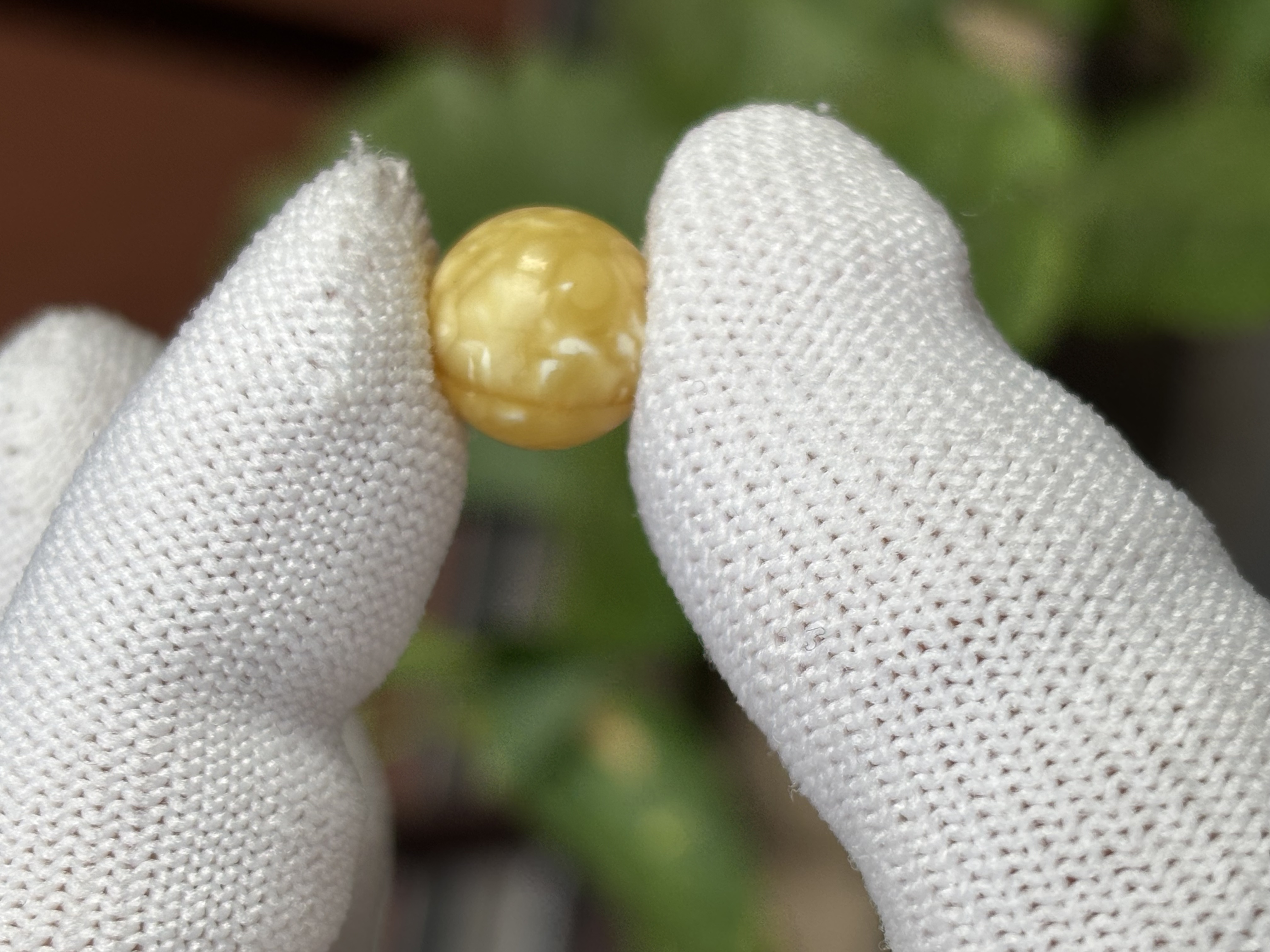 5249天然蜜蜡琥珀圆珠11.5mm