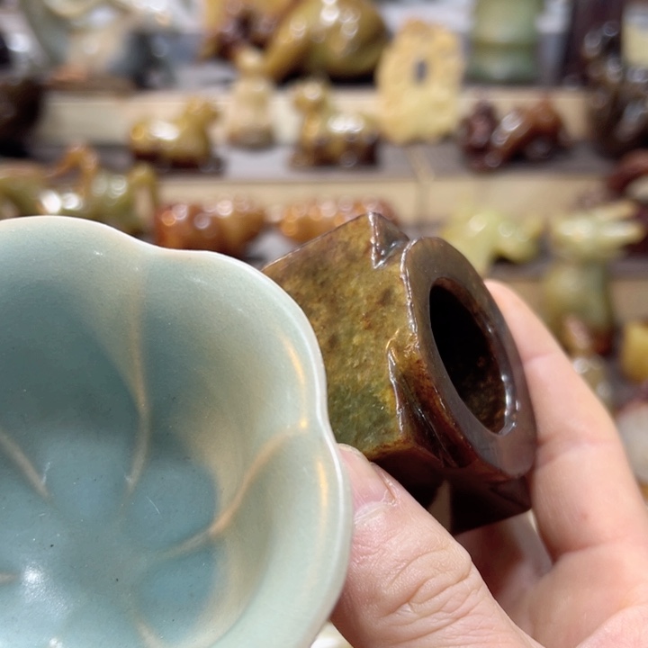 摆件摆件罐盛宝斋物件