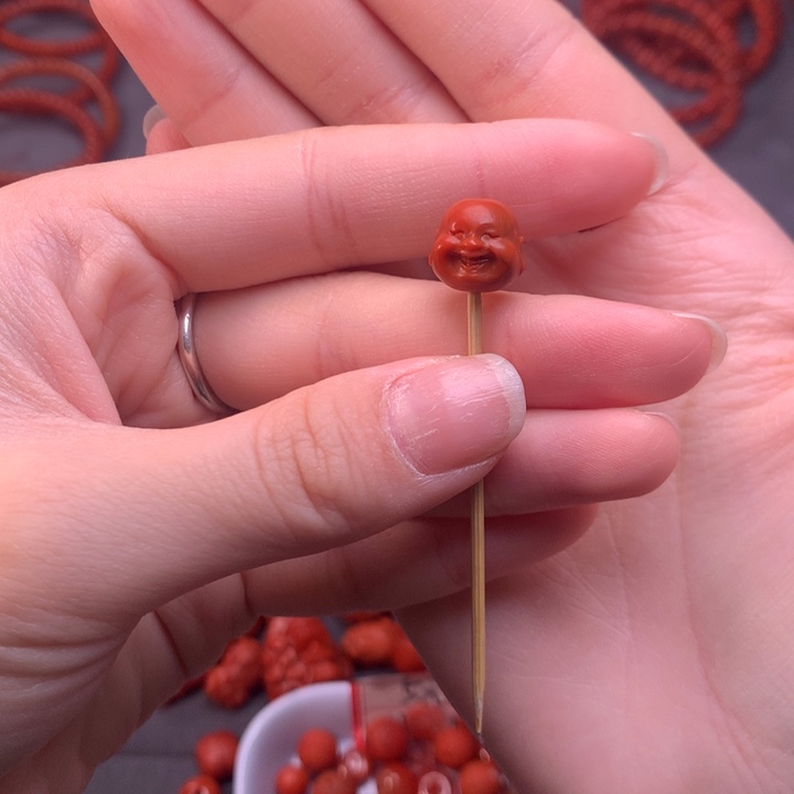 【闪购商品】未镶嵌配饰卡11m m南红玛瑙