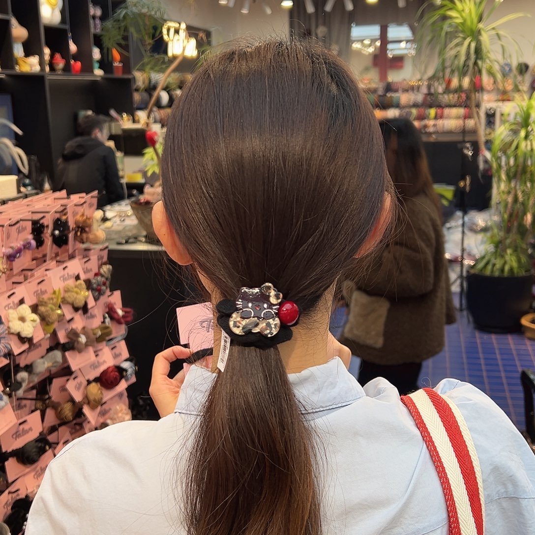 布艺铁合金发绳哦