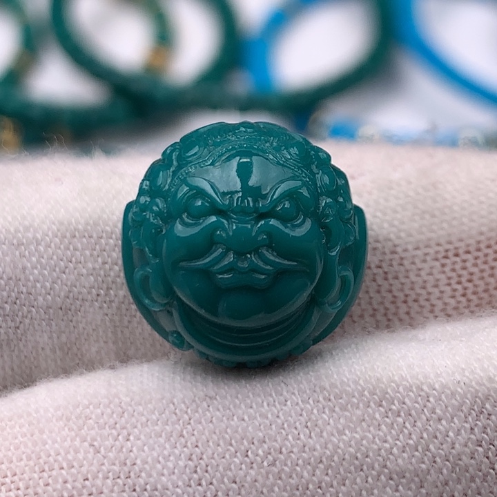 绿松石车挂未镶嵌