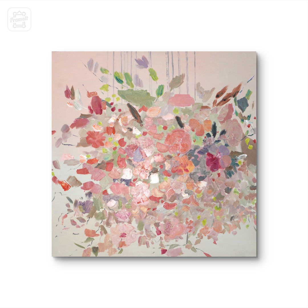 【碎花】“90*90” No. 289 纯手绘挂画
