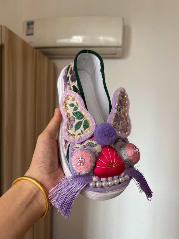 （认真的徒步爱好者-25年）千层底布鞋，女款式。
