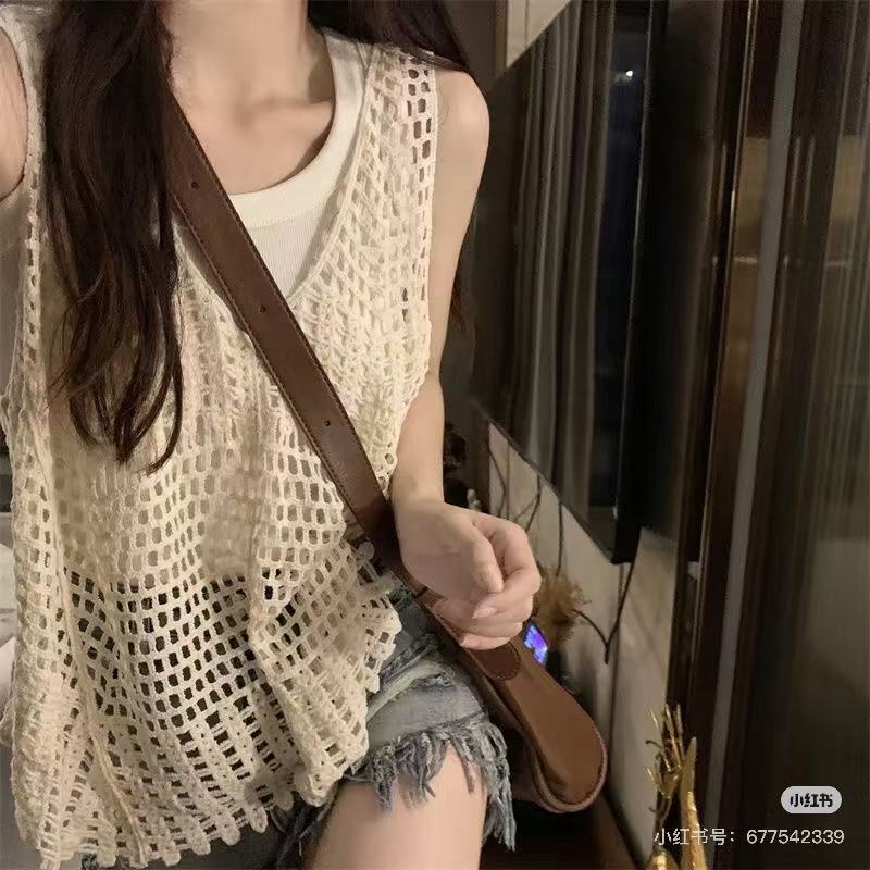 随机毛针织衫上衣1件