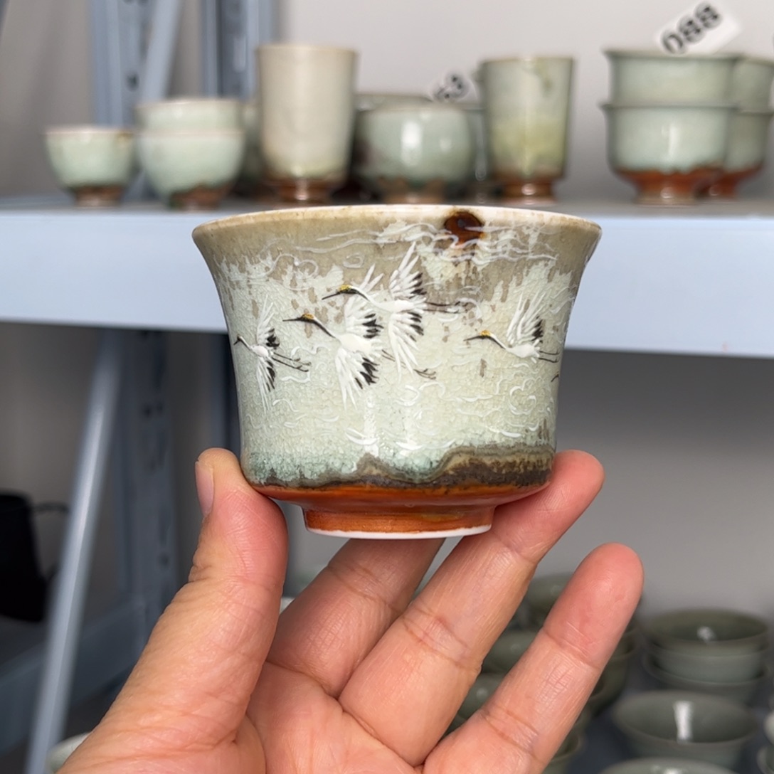 瓷杯子我们观山观水观自在