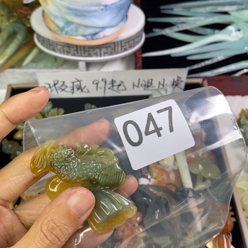 【闪购商品】岫玉发饰合金石***事