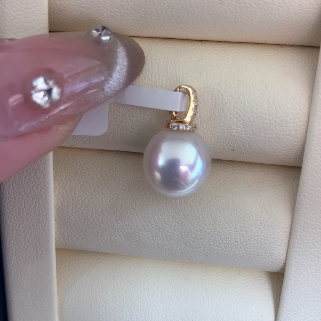 海水珍珠颈饰18K金镶嵌