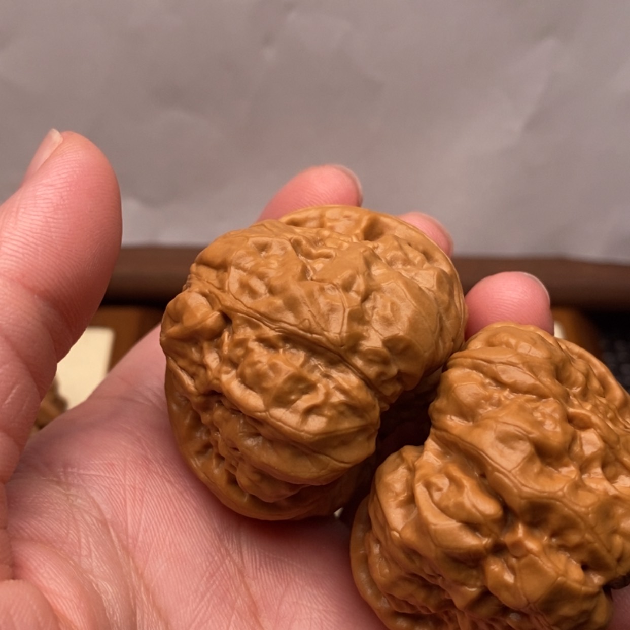 【闪购商品】文玩核桃把件边43左右