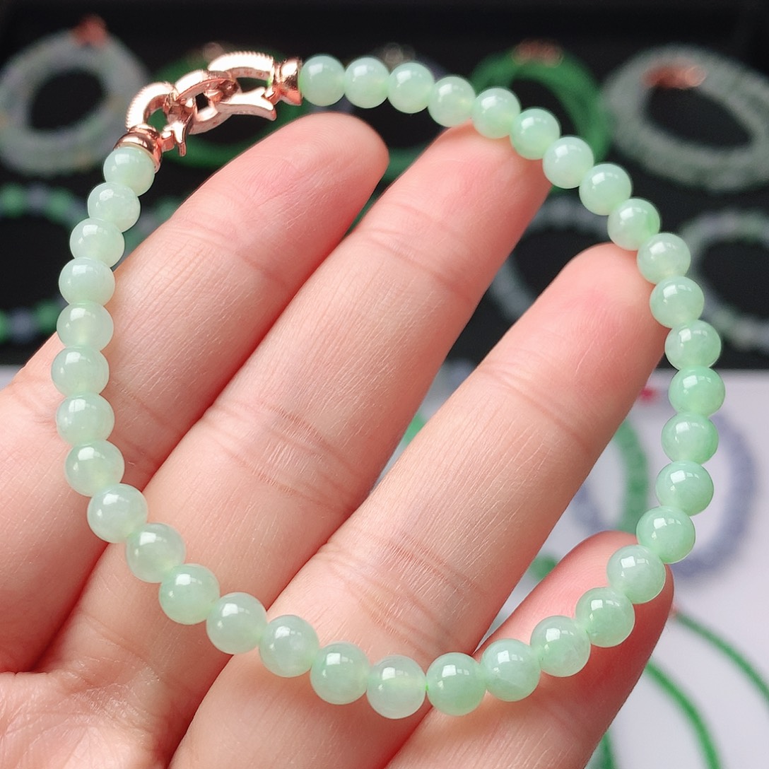 翡翠未镶嵌手链翡翠