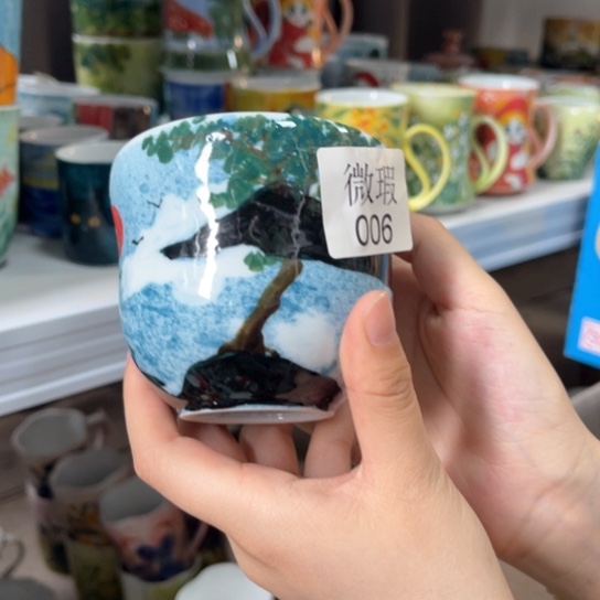 罐景德镇全手工手绘陶瓷