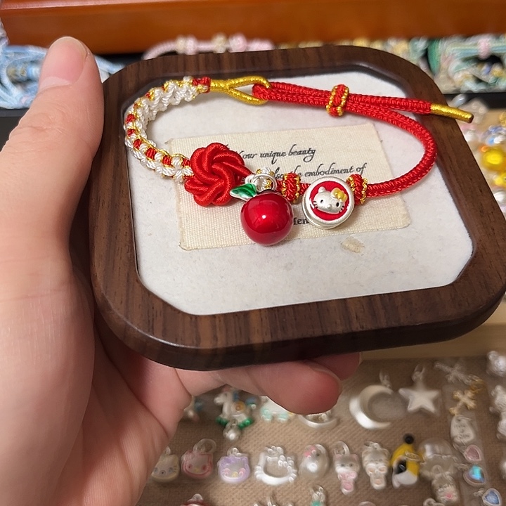 一****足银布艺银饰x2+高配曼陀罗手绳