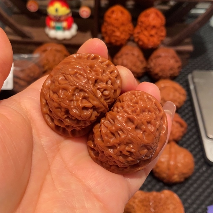 马***火把件文玩核桃40.6尺寸宫灯2177