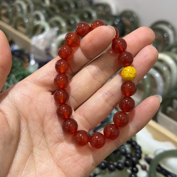 玛瑙/玉髓手链未镶嵌