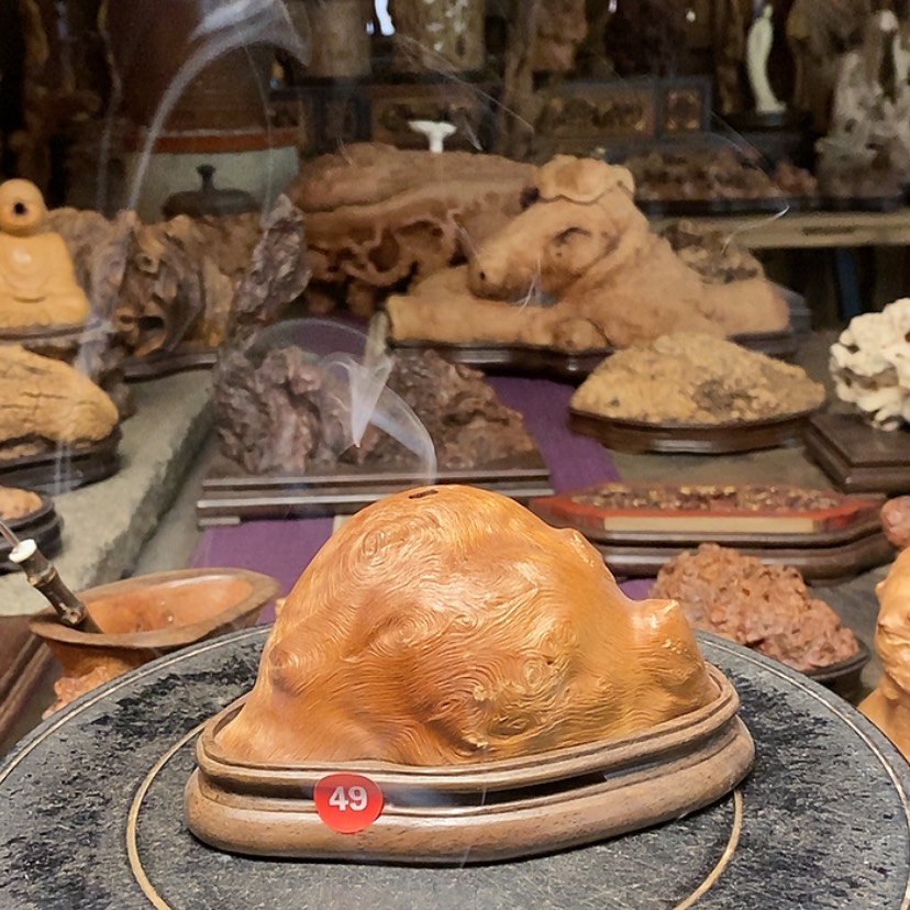 【闪购商品】49号荔枝木香炉工艺