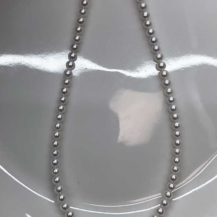 淡水珍珠颈饰银S925镶嵌