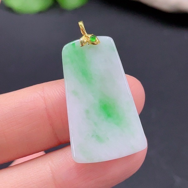 D16-天然A货翡翠-无事牌