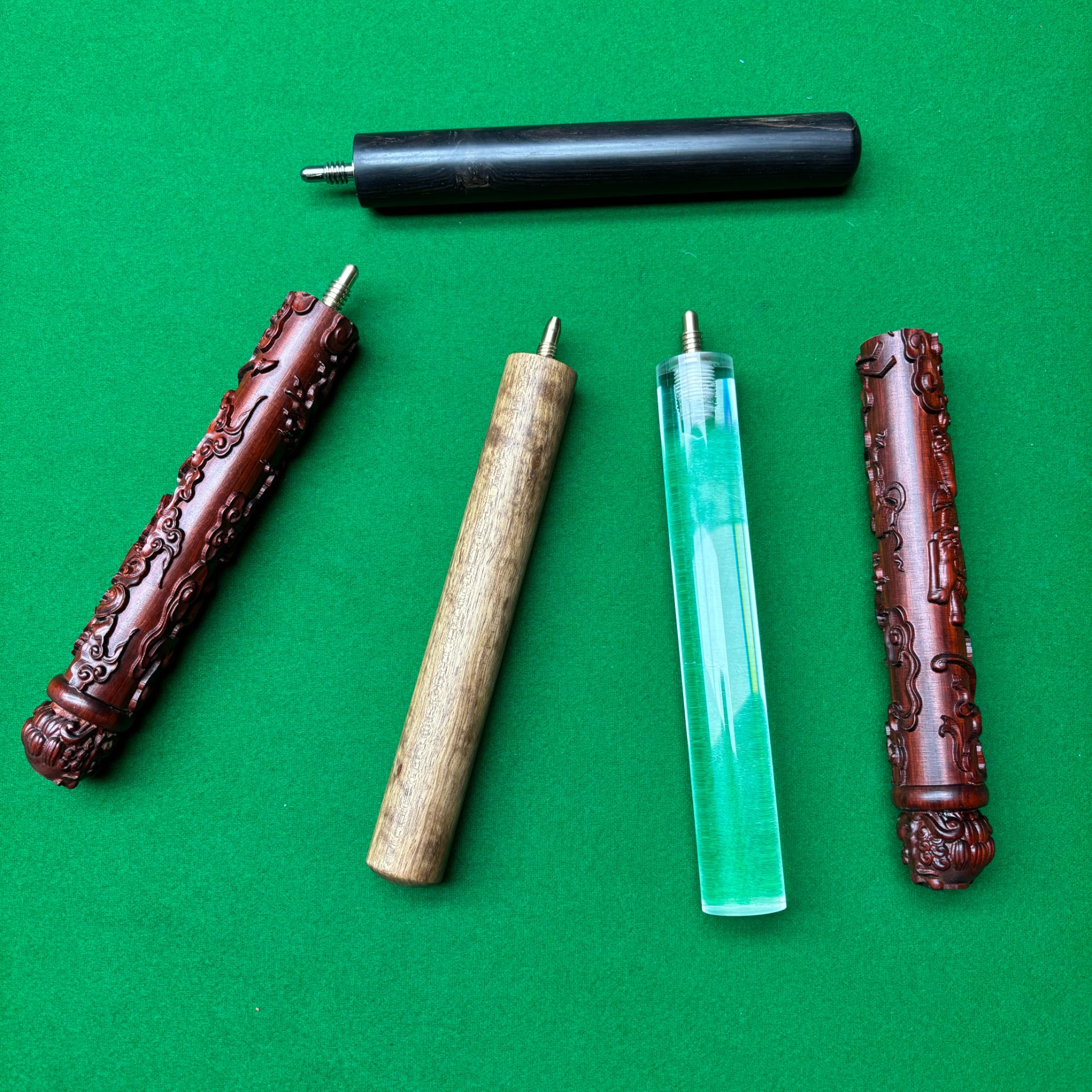 野豹天工台球加长把黑檀台球杆加长把高端球杆手工加长把支持定做