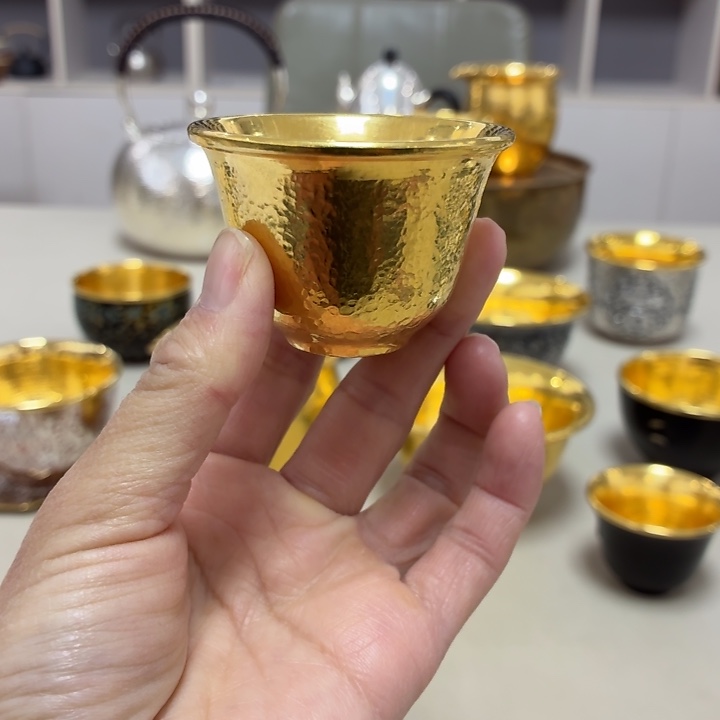 李小鹤铁里外包金铃铛杯35毫升