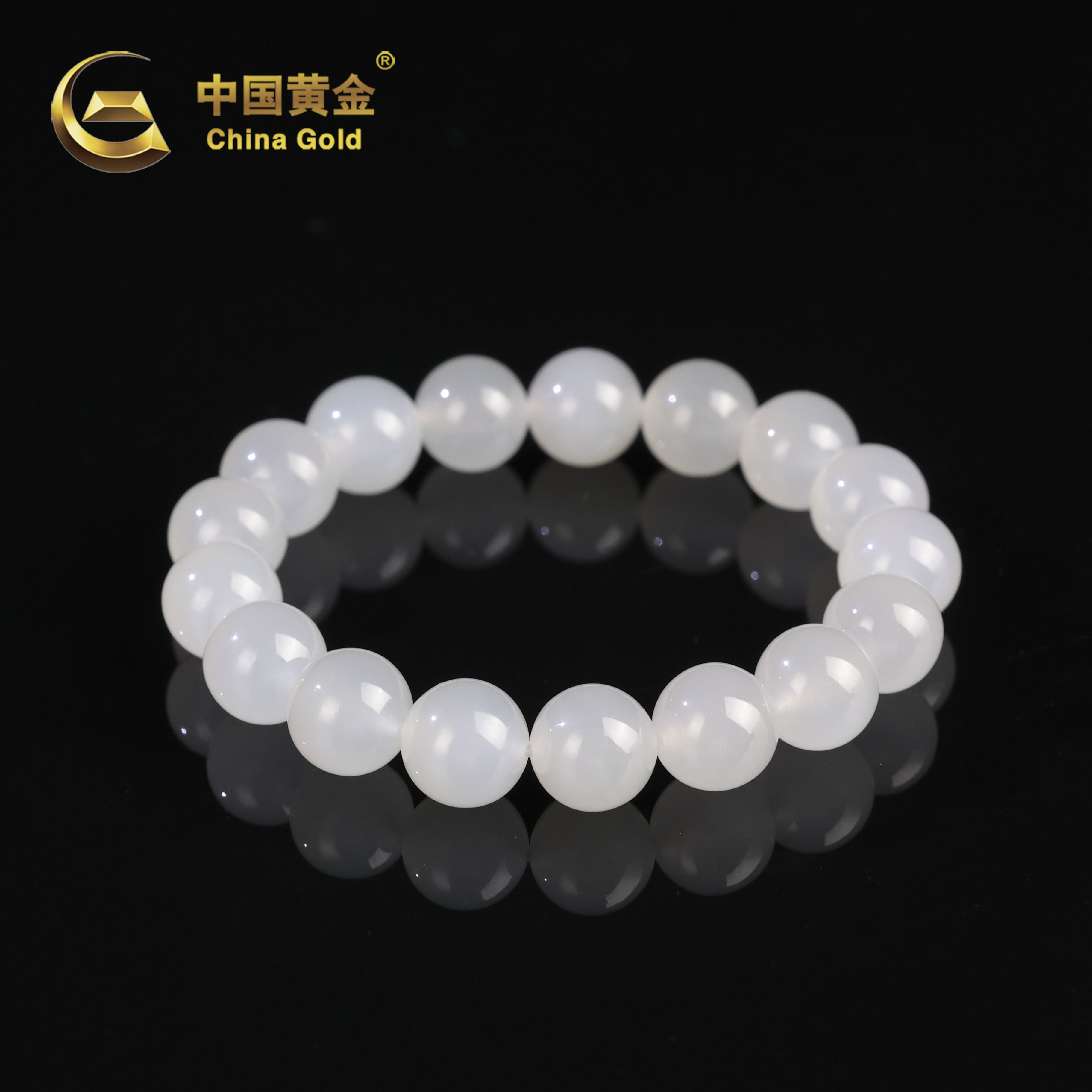  【中国黄金】裕纯 | 和田玉*手串*未镶嵌-S4265-L-Y