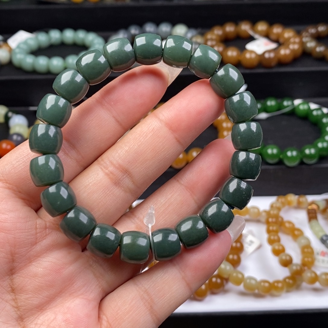 和田玉手串未镶嵌