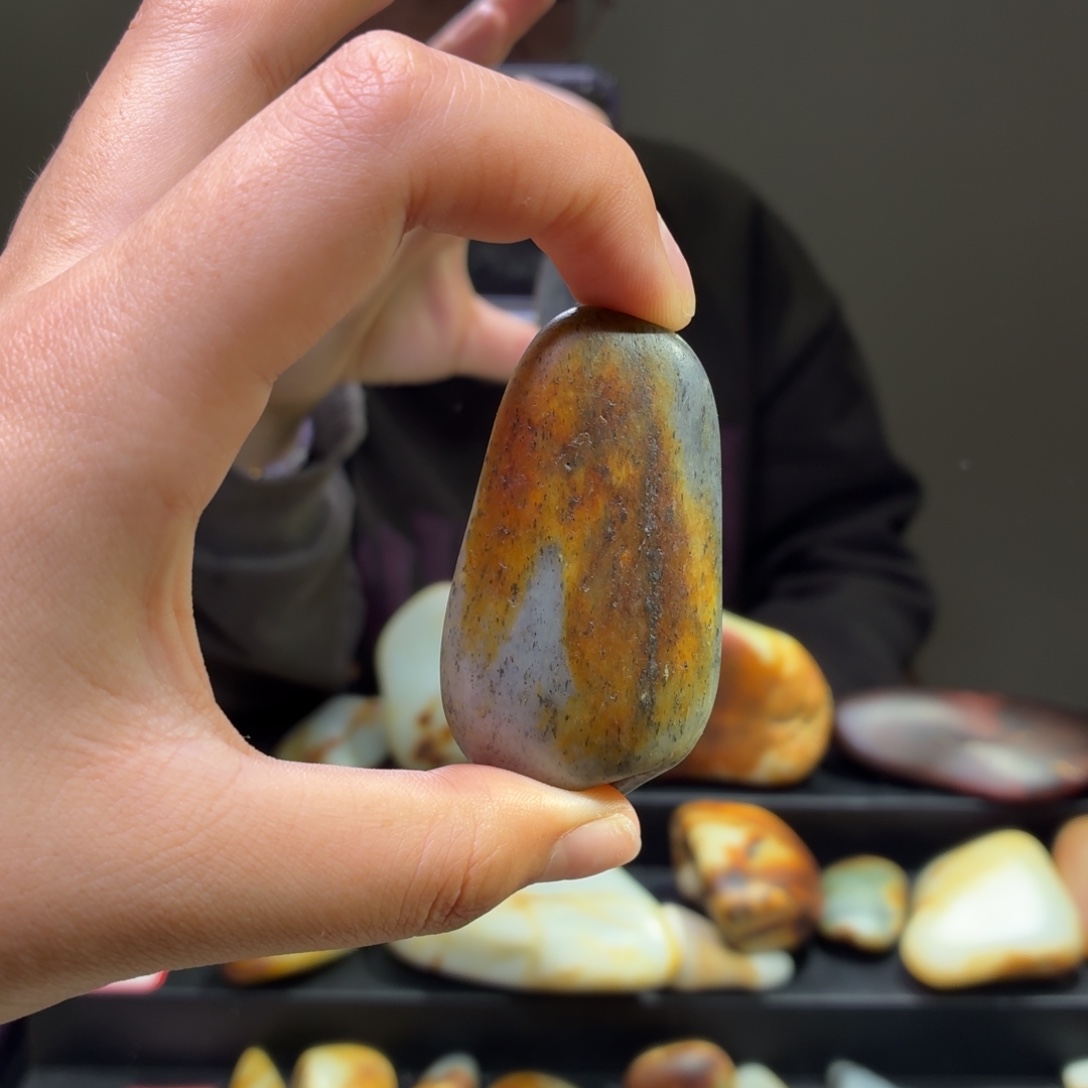 和田玉未镶嵌挂件82