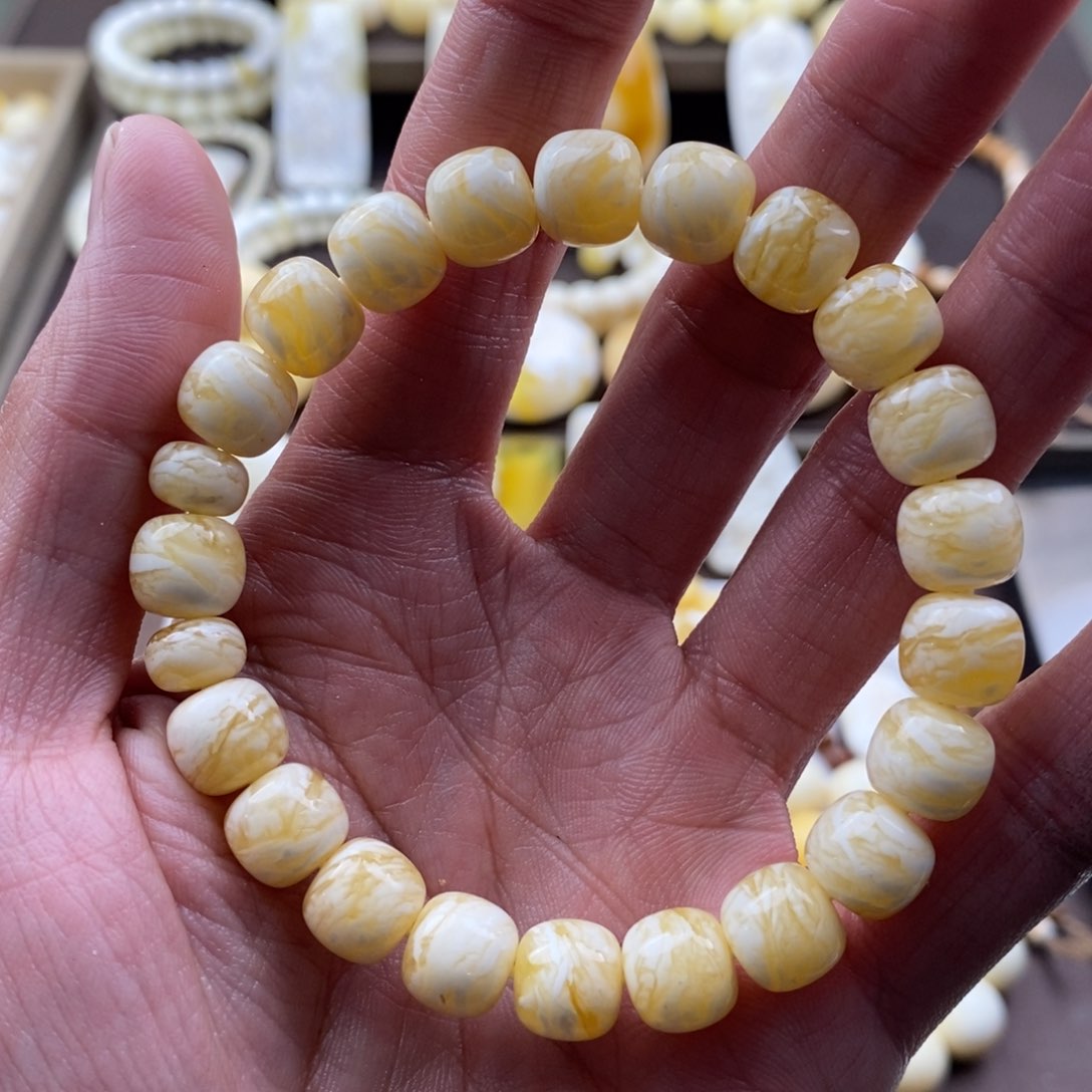 琥珀裸石未镶嵌蜜蜡吊坠项链腰链