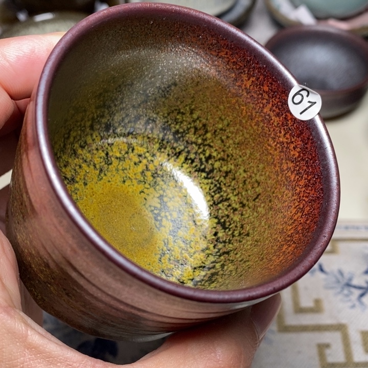 茶盏盏心茶器放漏了