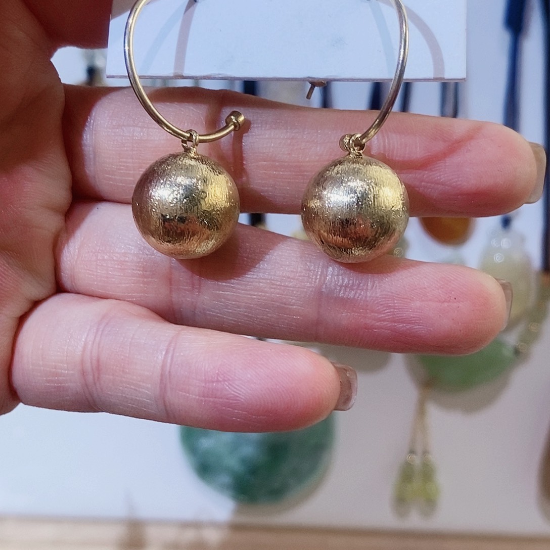 淡水珍珠耳饰银S925镶嵌