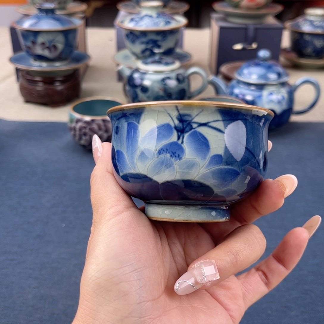 杯景德镇手绘手工茶具