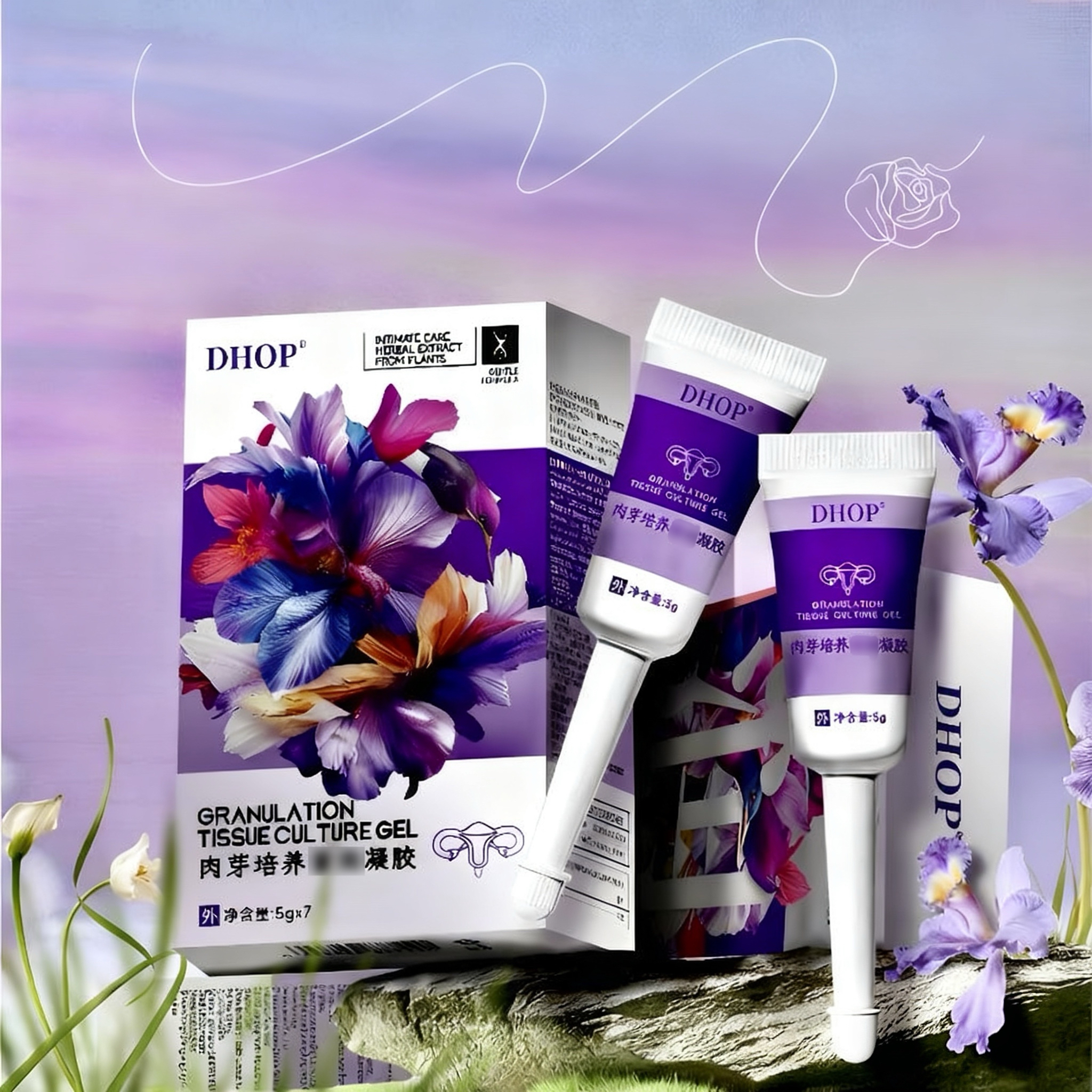 ［正品保障］DHOP保湿凝胶5g*7支/盒