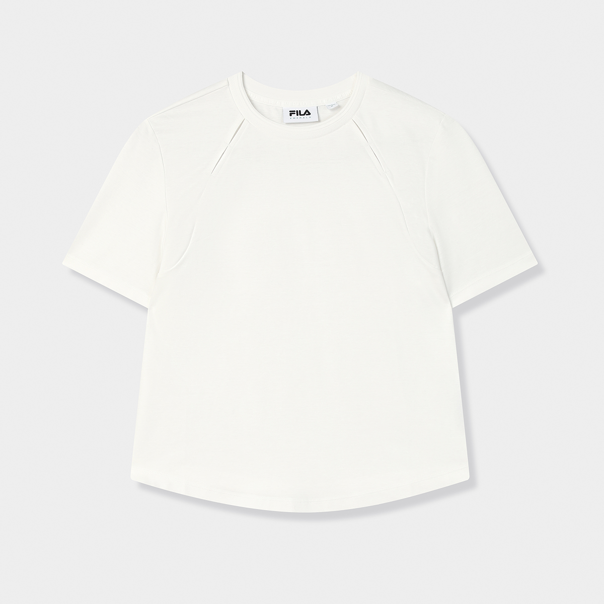 Fila/斐乐FILA EMERALD夏季简约精致舒适透气短袖女F11W534106F