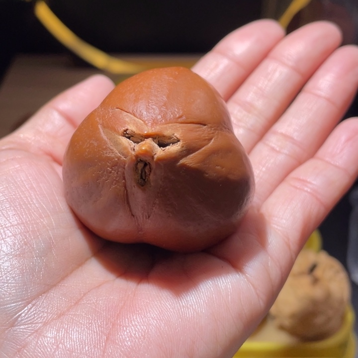 桃核把件橄榄核单只