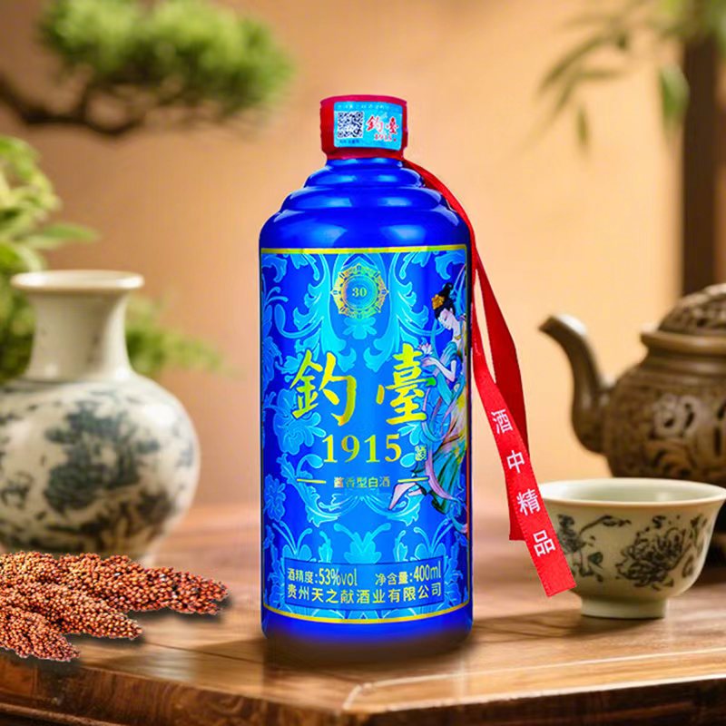 天之献钓台1915酱香型优级纯粮白酒53度400ml