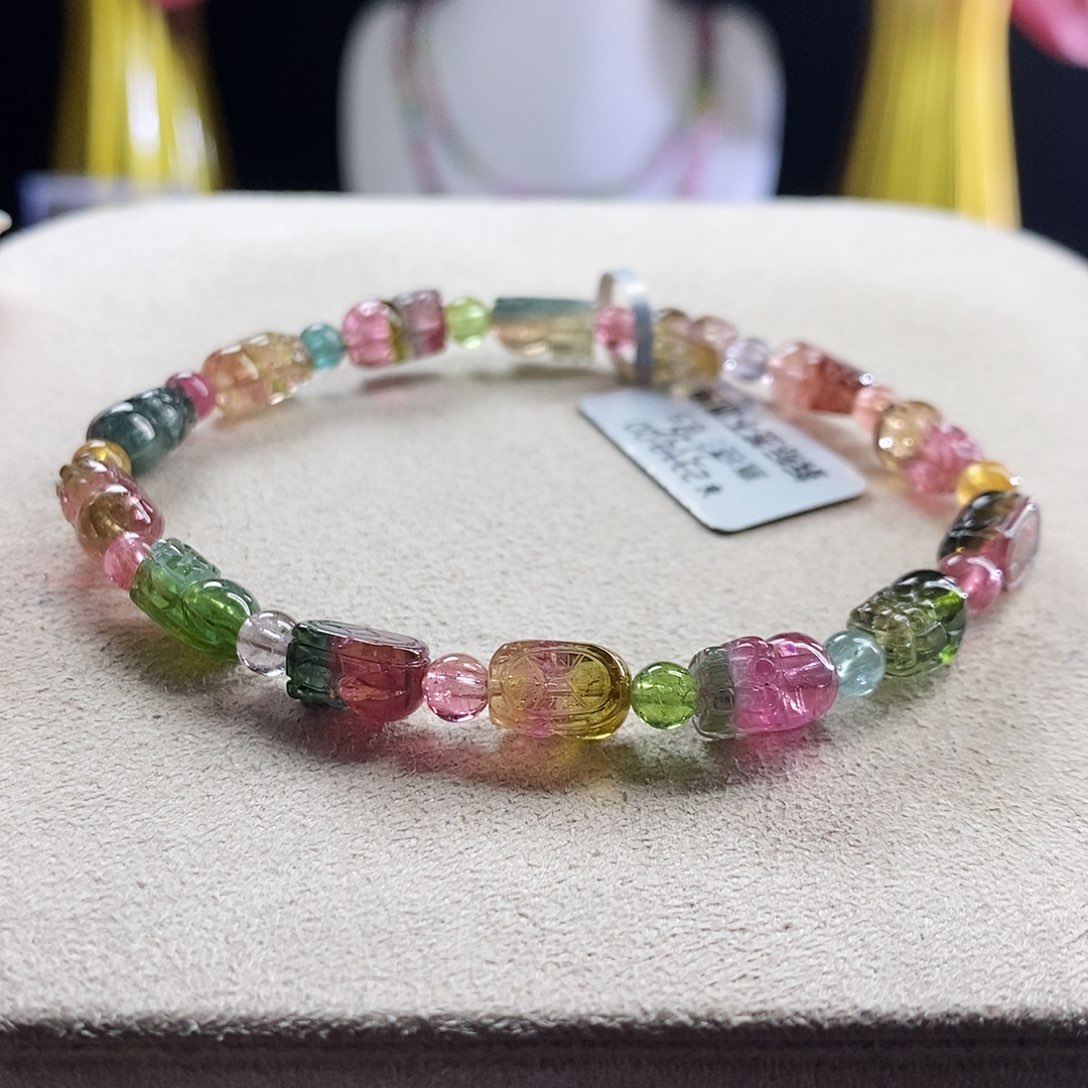 未镶嵌手链碧玺貔貅