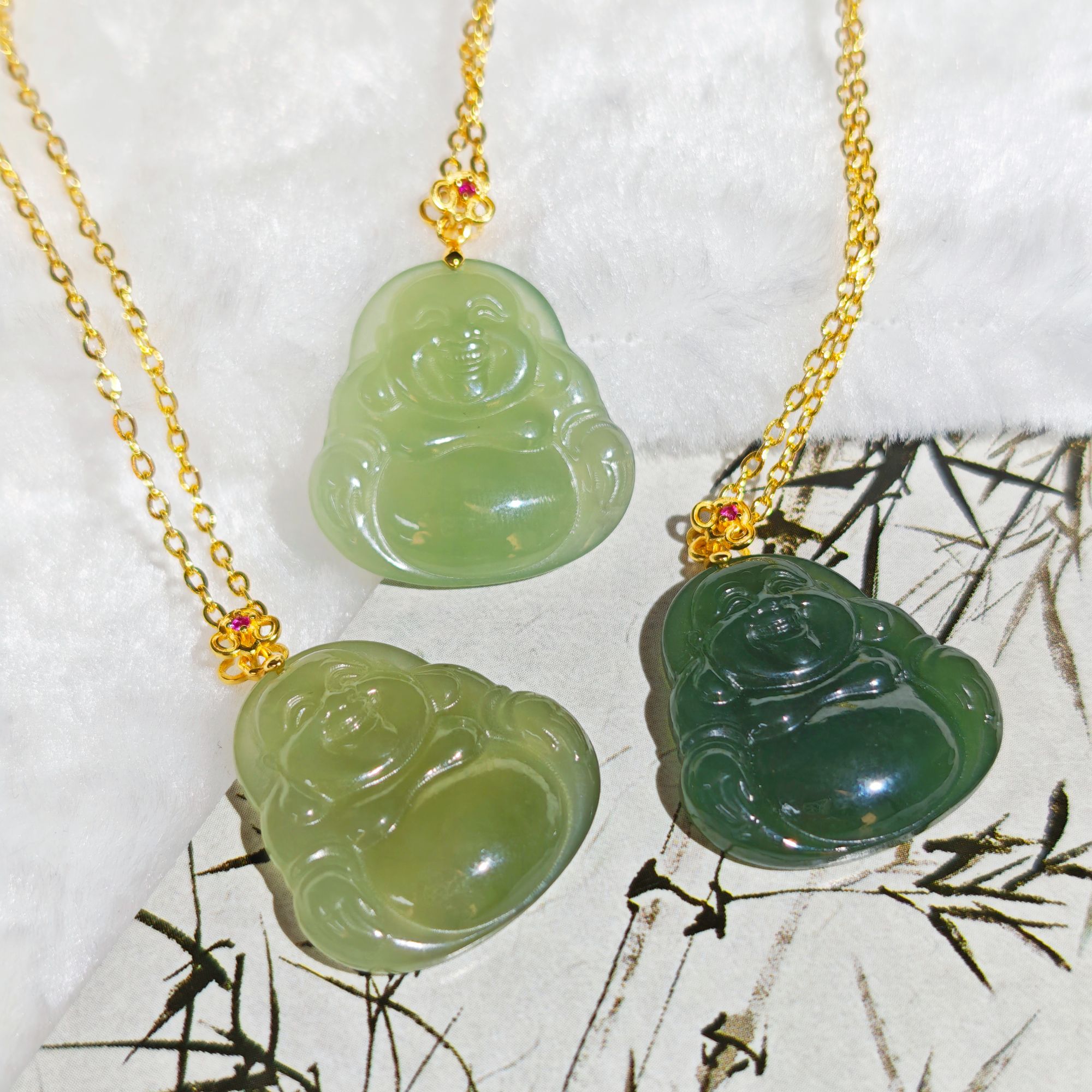 和田玉 25冰透佛公 多样性发货 拍一发一 H838