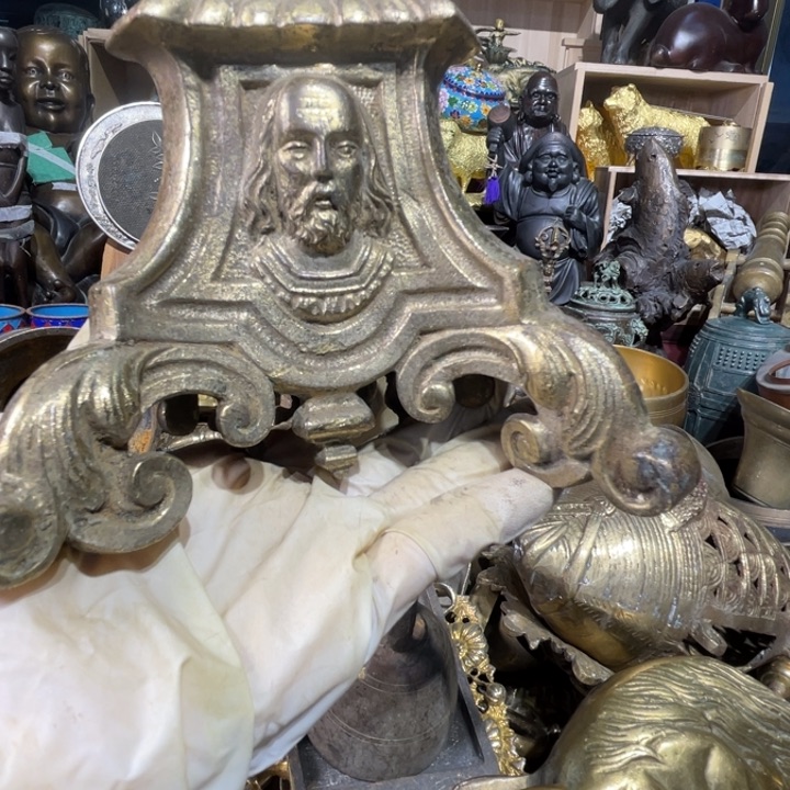 紧**光大阪回流铜器摆件130