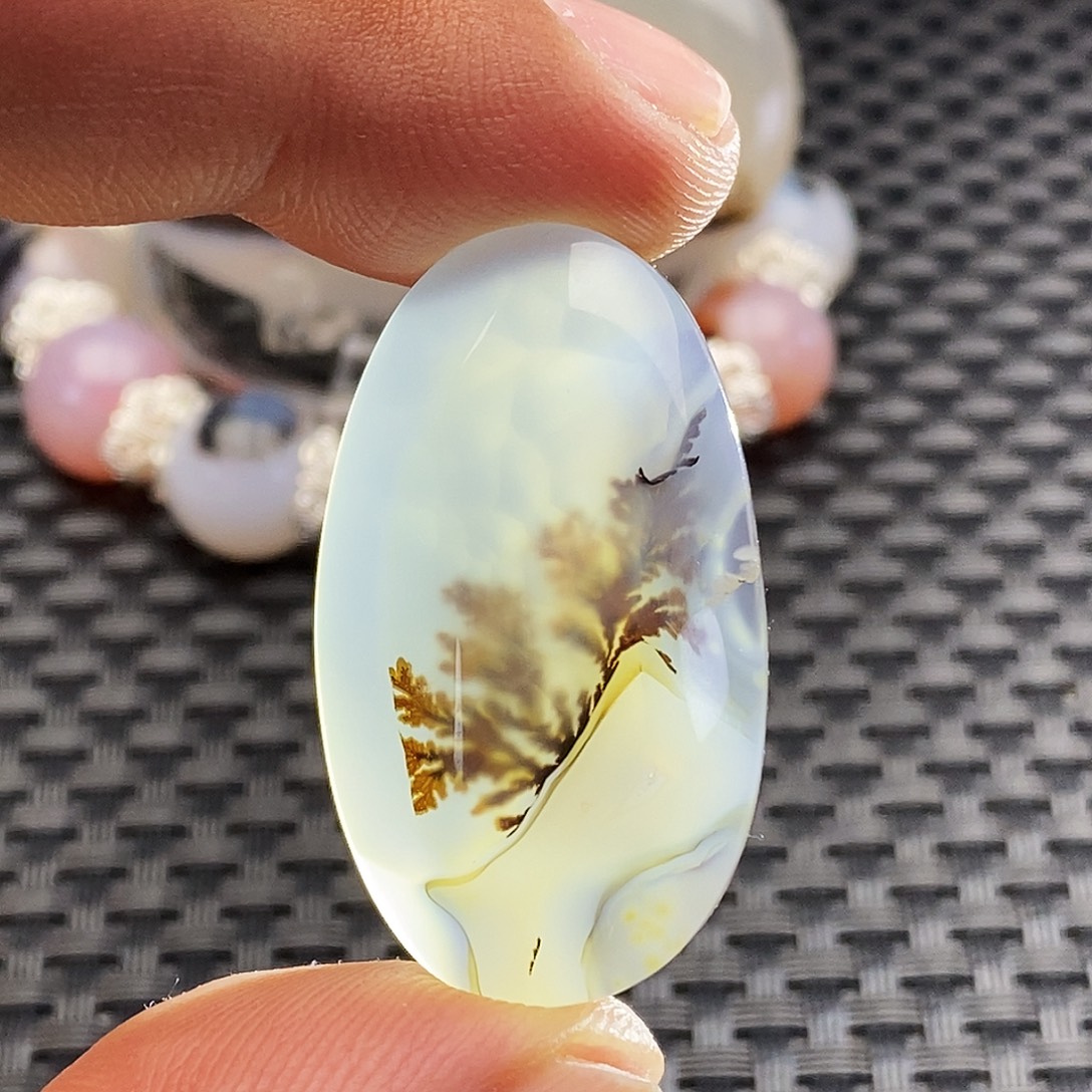 海***洋玛瑙/玉髓未镶嵌吊坠(不含链)