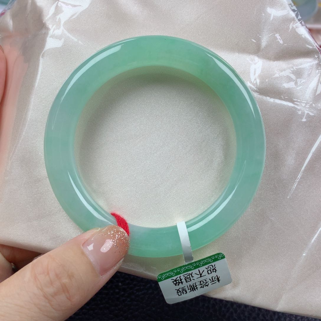 未镶嵌手镯翡翠缅甸天然翡翠57圈