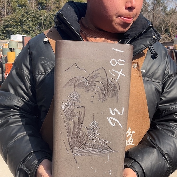 紫砂紫砂花盆盆栽