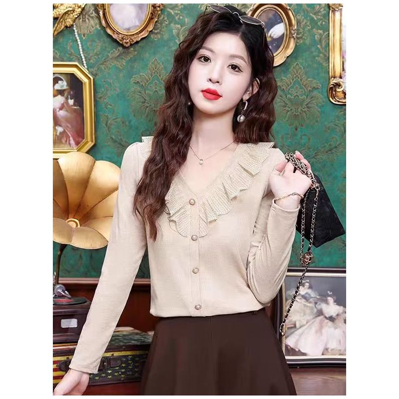 【飞姐】法式设计感洋气百搭上衣衬衫S128款
