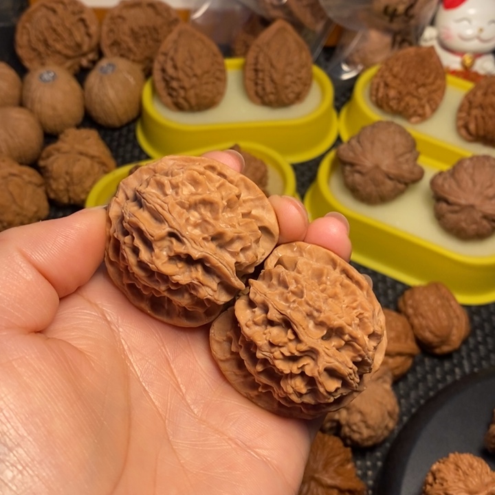 F***n文玩核桃把件43苹果园