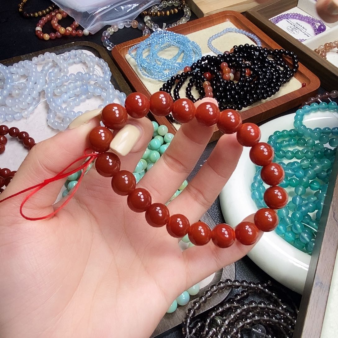 *****玛瑙/玉髓合金手链