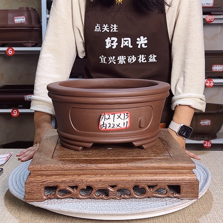 紫砂花盆等都是由