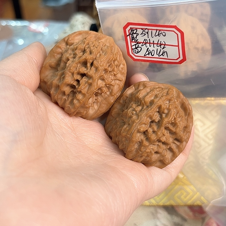 文玩核桃把件非嫁接马老四