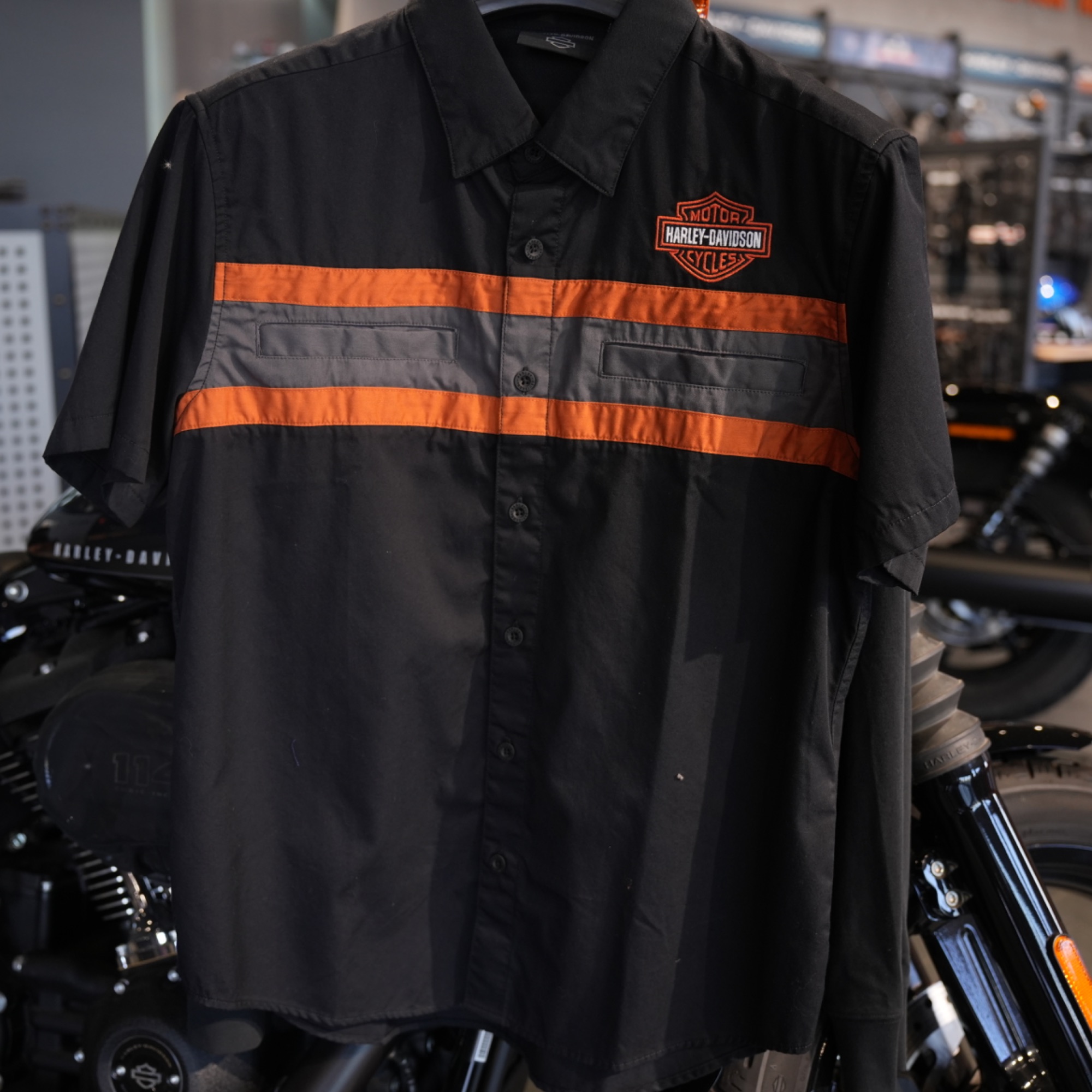 哈雷戴维森休闲短袖96157-23AC