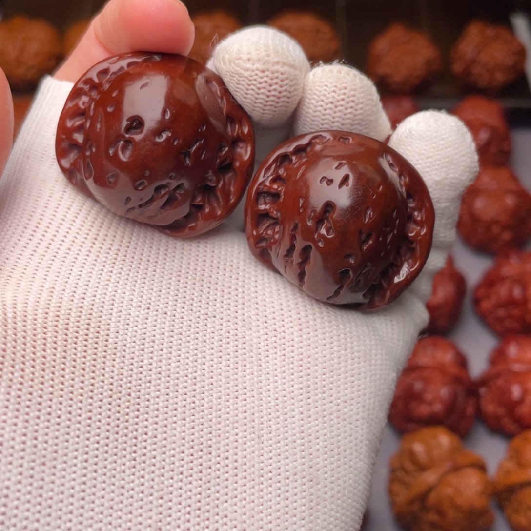 文玩核桃把件百年磨盘35