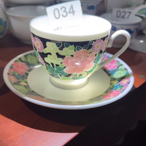 醴陵高温瓷釉下手绘满花