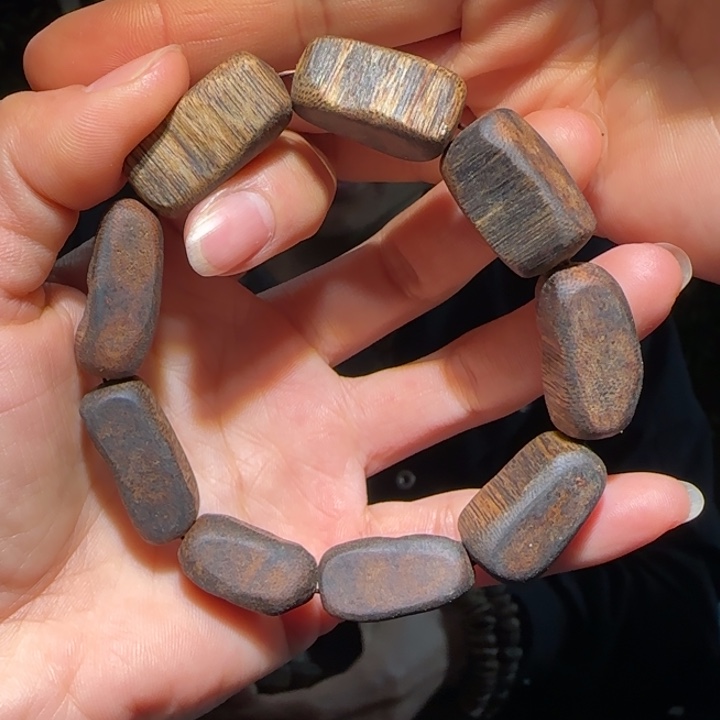 手串沉香虎斑棋手串19.8克