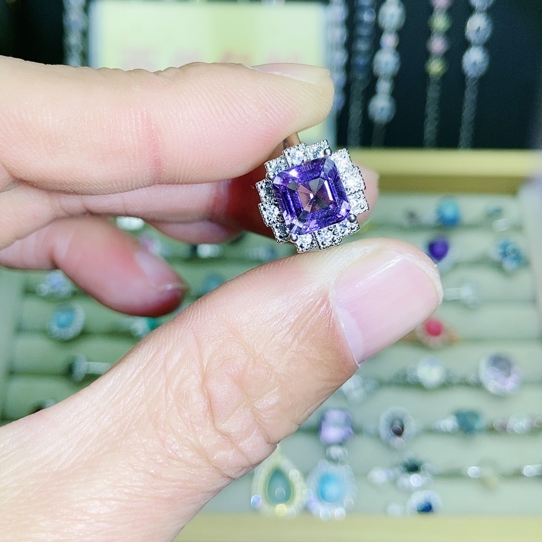 【闪购商品】未镶嵌戒指紫晶