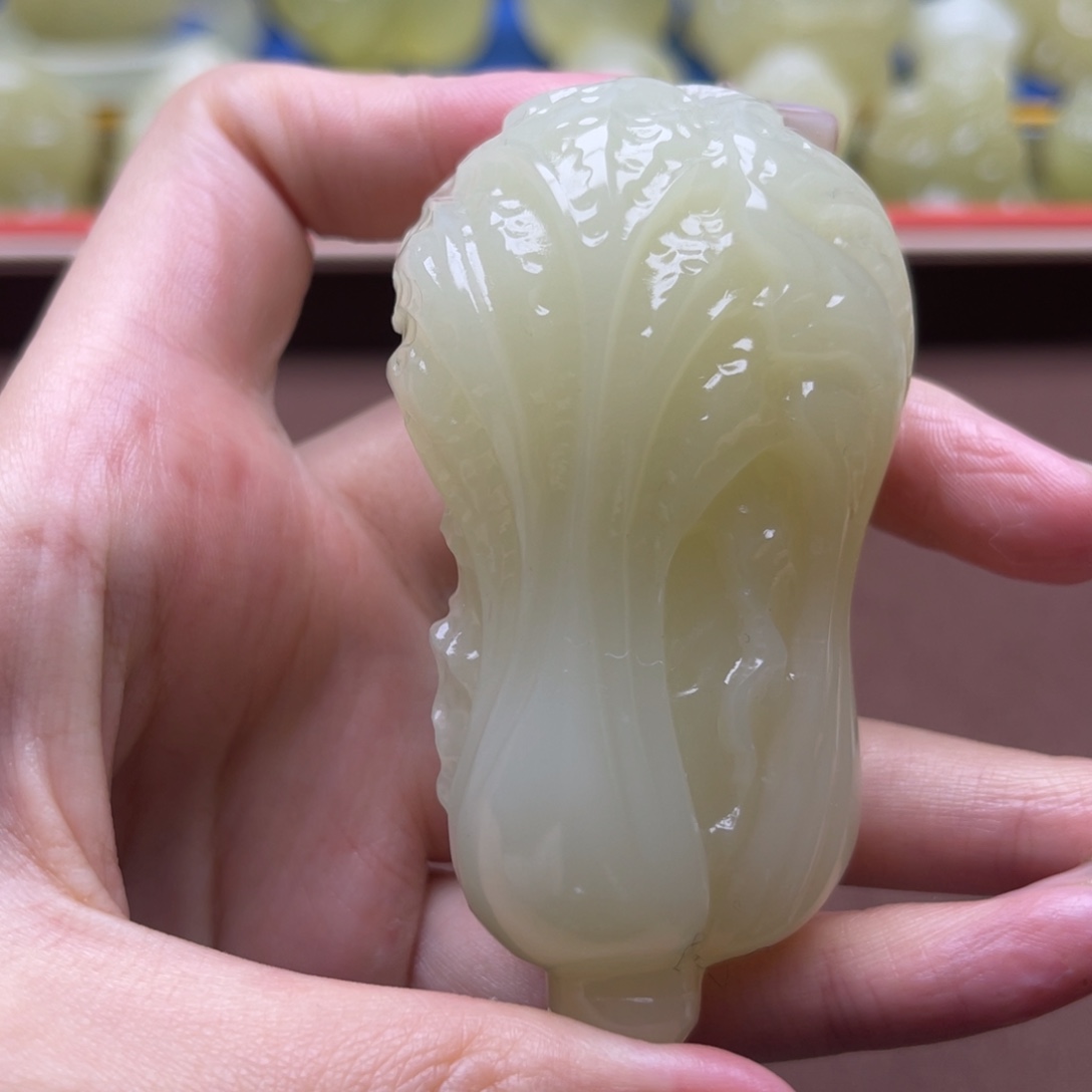 风***吹玉天然桌面摆放摆件